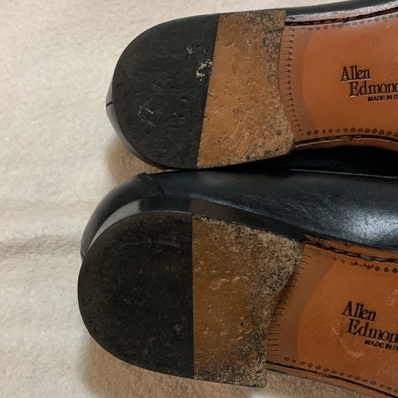 Allen Edmond Men’s Black Verona II Italian Bit Loafers - Picture 14 of 16